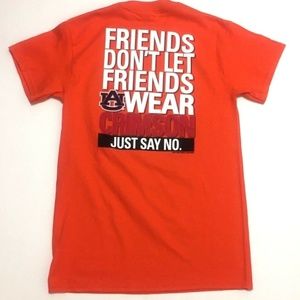 Auburn Tigers T-Shirt Orange Friends Don't Tee
